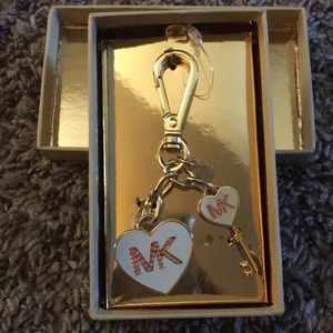 Michael kors gold keychain